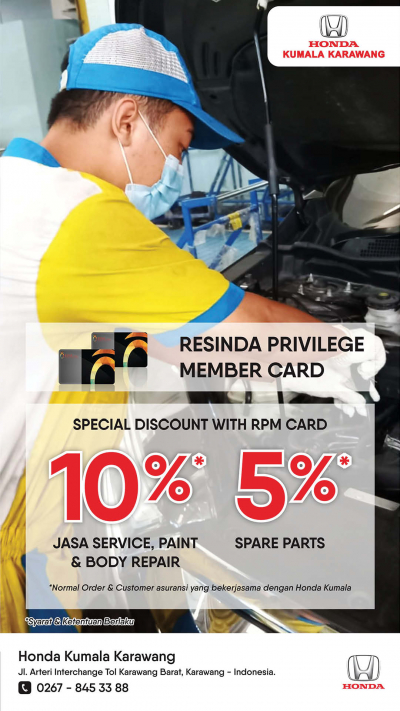 Honda Kumala - Januari Juni 2022 - RPM Card